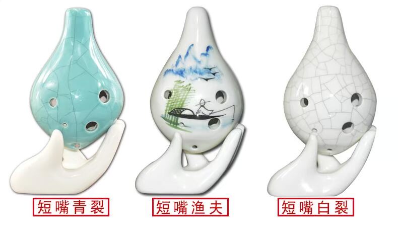 Mục nhập của học sinh Sáu lỗ Ocarina 6 lỗ Người mới bắt đầu gửi sách giáo khoa Alto C cho sáo của người lớn - Nhạc cụ dân tộc sáo đất