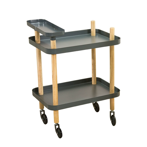 Несколько углов дивана, несколько железных искусств с помощью шкивов с мультифункцией, простой журнальный столик, настройка Nordic Ins Trolley