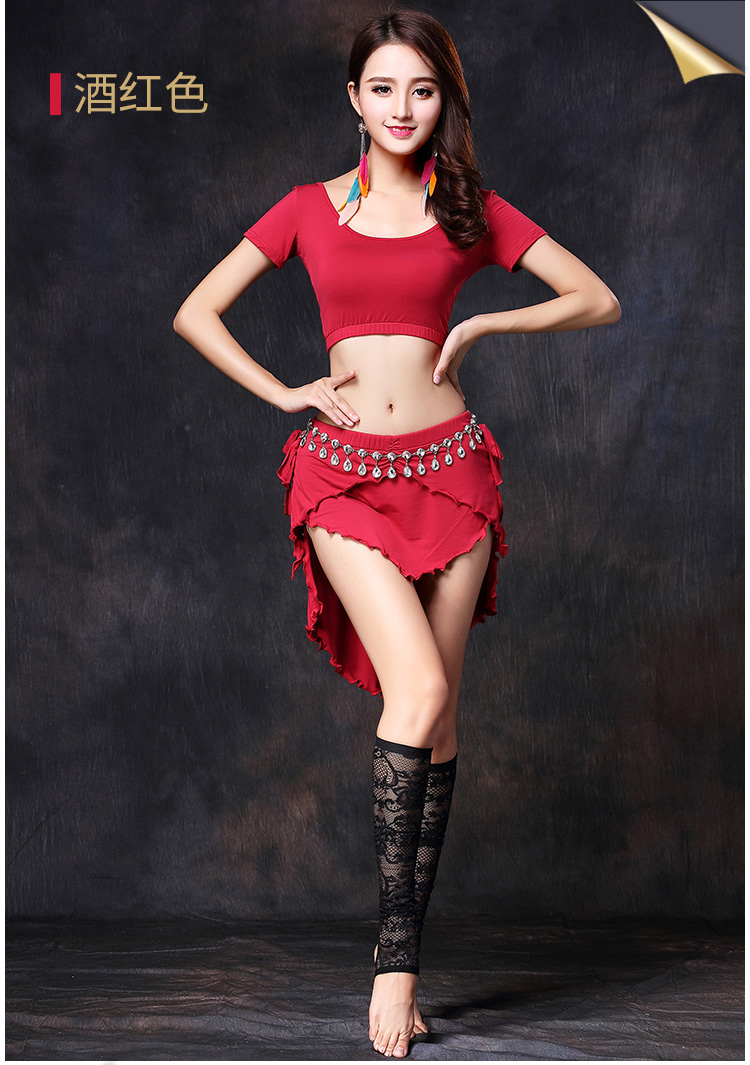 Trang phục tập nhảy múa bụng Fei Fan 2019 mới bắt đầu biểu diễn gợi cảm nữ mùa xuân và hè - Khiêu vũ / Thể dục nhịp điệu / Thể dục dụng cụ giày tập múa