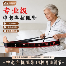 Resistance Band for Muscle Building, Digital Band for Middle-Aged and Elderly People, Special Rehabilitation Band for Gluteus Muscles, Home-Use Hand and Leg Strength Training Band