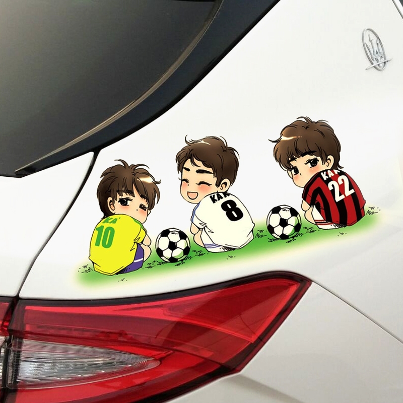 Car Tattoo Sticker Waterproof Body Mark SHADE CREATIVE PERSONALITY LITERAL WATERPROOF PULL APPLIACED FUNNY BREAKING HOLE PATCH PAPER