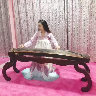 Guzheng bracket Zen style solid wood piano shelf portable home A- character instrument leg sitting h-shaped high-grade antique frame