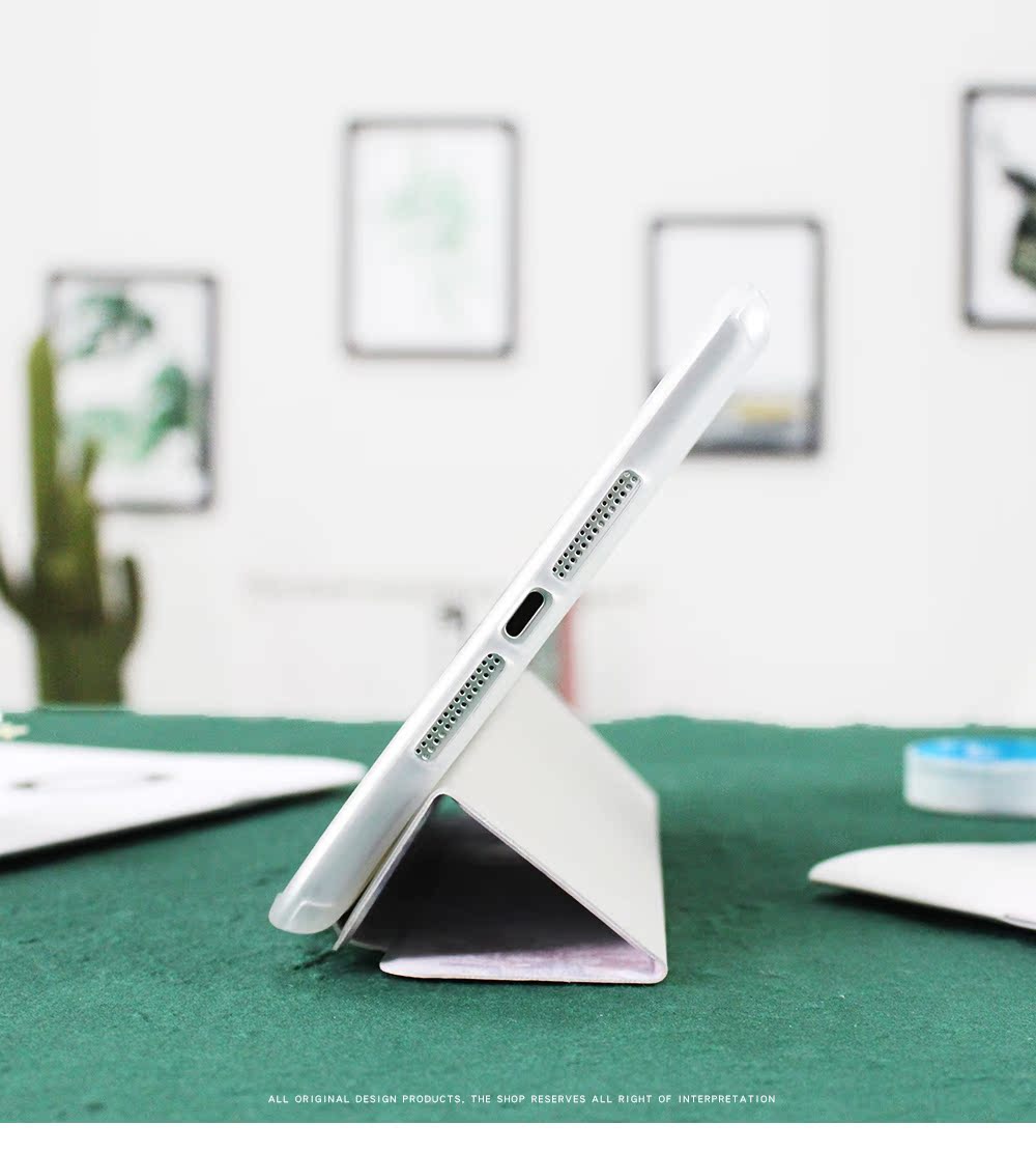 2019 máy tính xách tay ipad mới 10.5air3 apple pro11 inch máy tính bảng thứ sáu sáu thế hệ 1718 phiên bản 9.7 silicone mini5 mini 4 sáng tạo cá tính văn học chống rơi toàn diện - Phụ kiện máy tính bảng bàn phím ipad pro 9.7