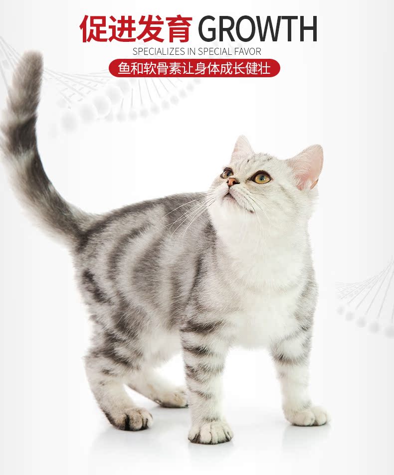 Yi lugou quả mèo mèo nhỏ thức ăn chính cho mèo dùng thử 1-4-12 tháng sữa mèo nhỏ cá biển sâu 10 thức ăn tự nhiên 2kg - Cat Staples thức ăn mèo minino