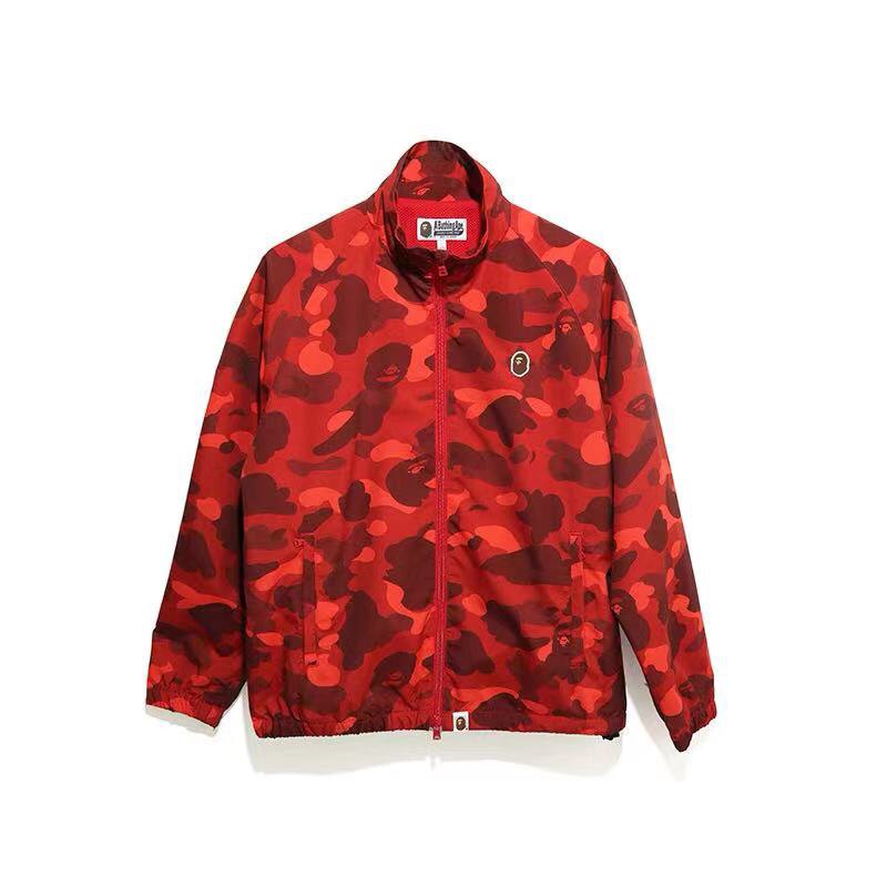 (Domestic Spot) Snow State sauce Japanese bape women's dress Aulay camouflak necklace jacket
