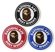 (Domestic Spot) Snow national sauce bape Aulebusyworks ape head hanging table can be hung up 27 5cm