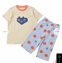 (Domestic Spot) Snow State sauce Japan Markeys Home Suit Suit Short Sleeve Shorts