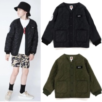 (Special Price Domestic Spot) Snow State Jam Bape Boy Clothing Letters Small Mark Jacket Cotton Clothing Coat Wang Gia Tong