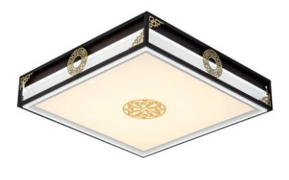 Thunder Lighting Modern Chinese Style Suction Dome Lamp Hollowed-out Lamp Living Room Actually Home