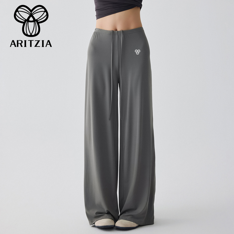 Canadian Aritzia Tna Loose Straight Wide-Leg Pants for Sports, Running, Training, Pilates, and Yoga for Women