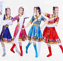 Tibetan clothes female 2017 new suit ethnic style dance performance clothing women womens long sleeve Tibetan clothes men