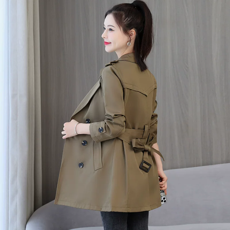 Весеннее trench coat, куртка, середина длины, для подростков