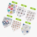 植护 Шарф подходит для мужчин и женщин, слюнявчик для девочек, детский нагрудник для новорожденных, детское полотенце от пота, 6 шт, 1-2 лет