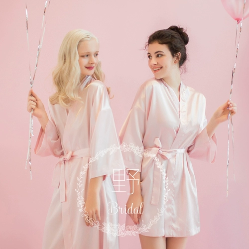 Розовый банный халат для невесты, для подружки невесты, делается под заказ, с вышивкой, подарок на день рождения