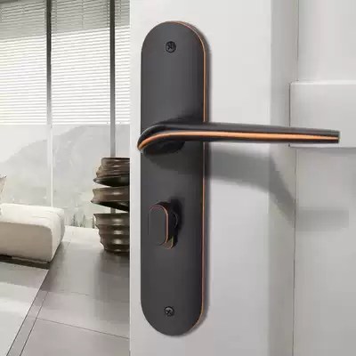 BOLY door lock Indoor bedroom solid wood room door mute three-piece American simple door lock handle set