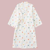 ins wind gauze and pure cotton female spring and autumn thin section days Cartoon Summer Day Style Pyjamas Pyjamas Pyjamas Pyjamas Pyjamas Pyjamas