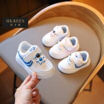 Kircarson baby baby baby boy baby boy learning footwear soft soles anti - skid sports shoes xf0308