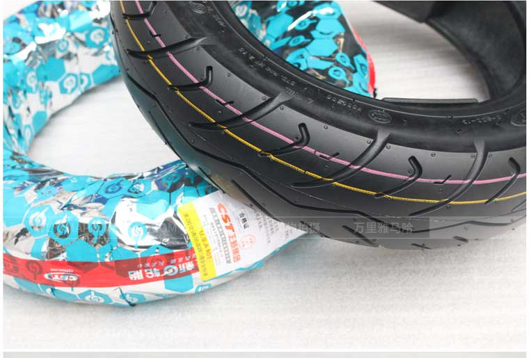 Lốp xe chân không Trịnh Châu 90 / 90-10 mòn lốp xe tay ga Yamaha 9090-10 lốp chân không - Lốp xe máy lốp xe máy casumina