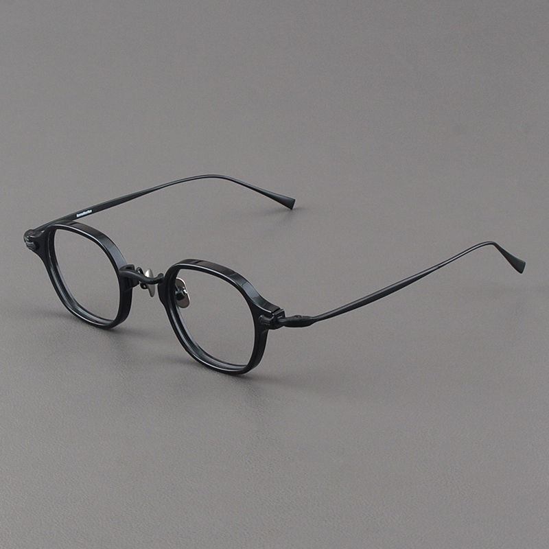 KENNEMONEN This year tortoise pure titanium glasses female light oval black frame slim edge frames male tide-Taobao