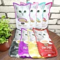 Moki kitcat 吉 喵 Dòng cá ngừ nhuyễn 60g - Đồ ăn nhẹ cho mèo thức ăn cho mèo mang thai