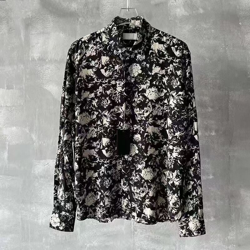 [in Stock] Slp French Rose Shirt, High Street Luxury Fashion, Casual, Romantic, Versatile Shirt, Unisex