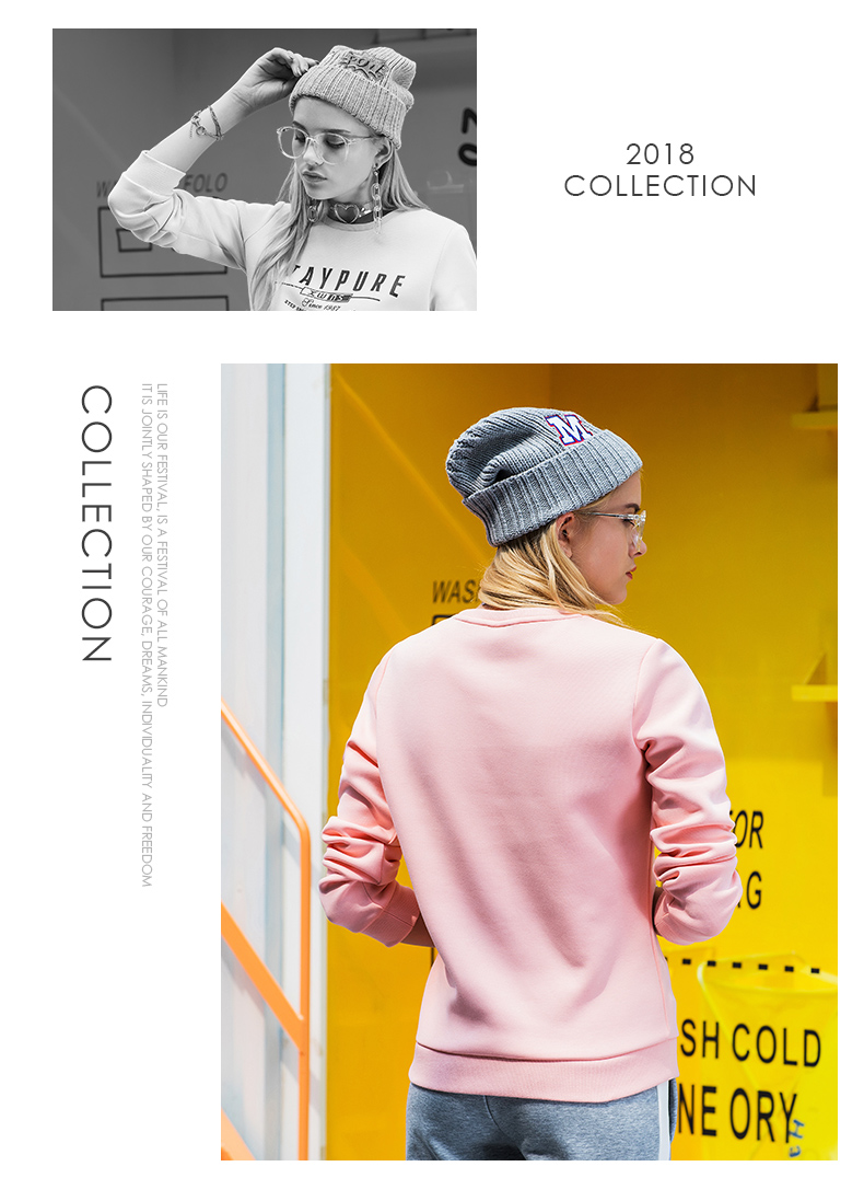 Áo len nữ Xtep áo len 2018 mùa thu mới mẫu thư giản dị thời trang áo len đơn giản áo khoác nữ hoodie