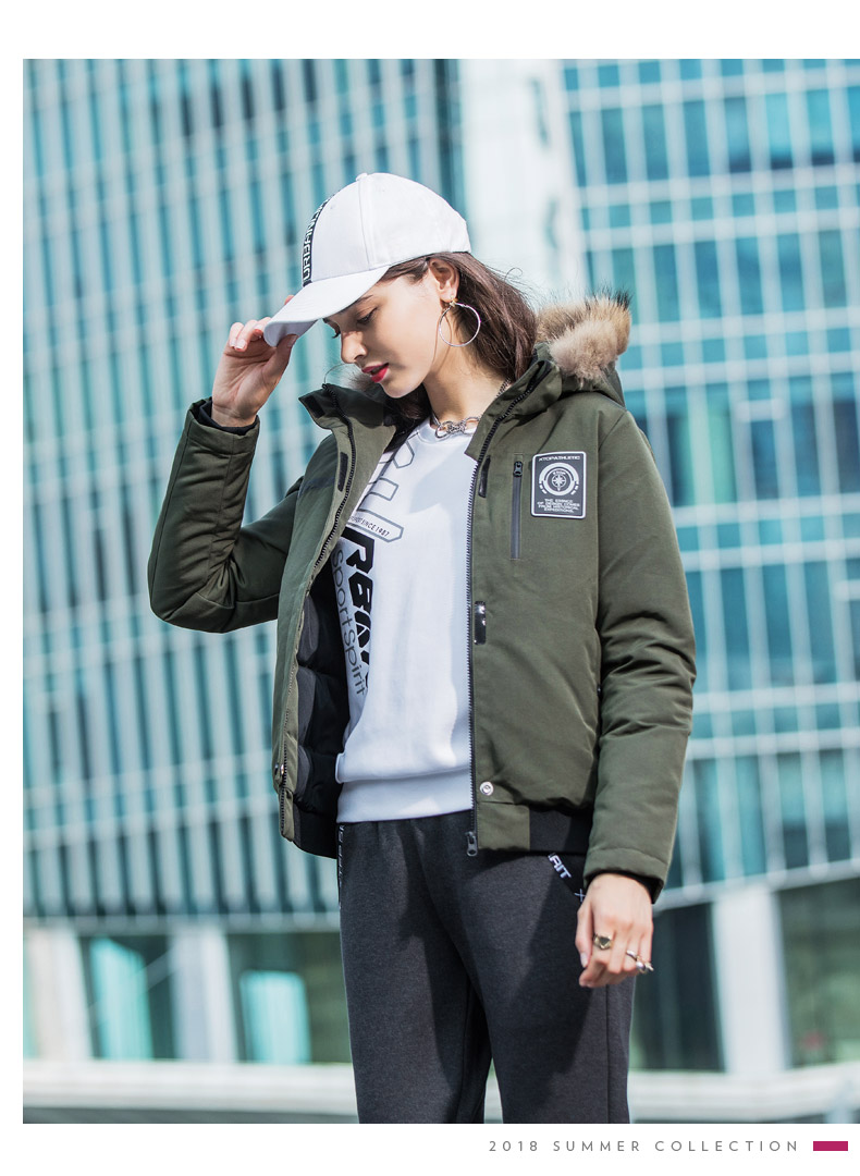 [Chính hãng] áo khoác nữ bước xuống đặc biệt 2019 mùa đông mới trùm đầu ấm áp và thoải mái dày áo khoác nữ - Thể thao xuống áo khoác áo phao lông vũ trẻ em