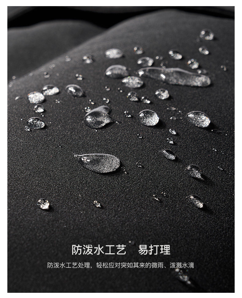 特步 男士加厚短款羽绒服 80%白鸭绒 图5