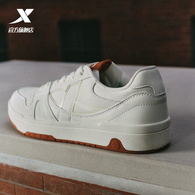 Xtep maxx-lite sneakers 2024 summer ໃຫມ່ຄູ່ຜົວເມຍສີຂາວເກີບຜູ້ຊາຍເກີບກິລາ versatile ເກີບແມ່ຍິງ