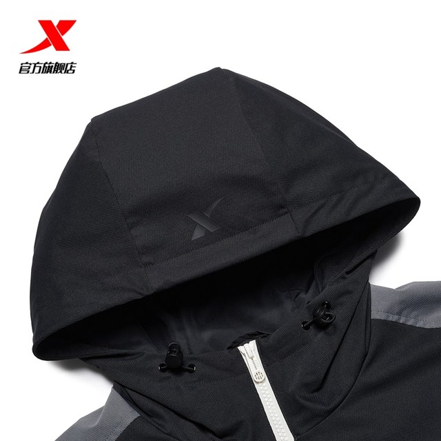 Xtep double layer windbreaker ສໍາ​ລັບ​ຜູ້​ຊາຍ​ແລະ​ຜູ້​ຍິງ 2024 ພາກ​ຮຽນ spring ເສື້ອ​ກັນ​ຫນາວ windproof ໃຫມ່​ສີ​ທາງ​ກົງ​ກັນ​ຂ້າມ jacket couple 976127150421