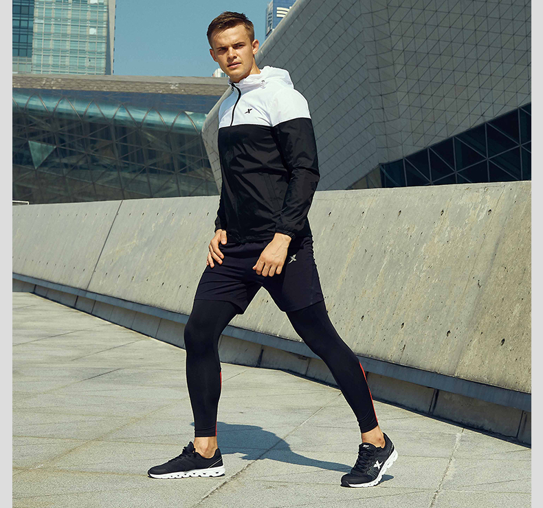 Xtep Nam Thể Thao Trench Coat Mùa Hè Mỏng Xu Hướng Thời Trang Casual Thoải Mái Trọng Lượng Nhẹ Windproof Trùm Đầu Chạy Áo Khoác áo khoác nam uniqlo nhật