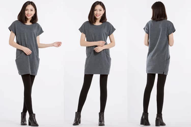 Pantalon collant simple en coton - Ref 755609 Image 32