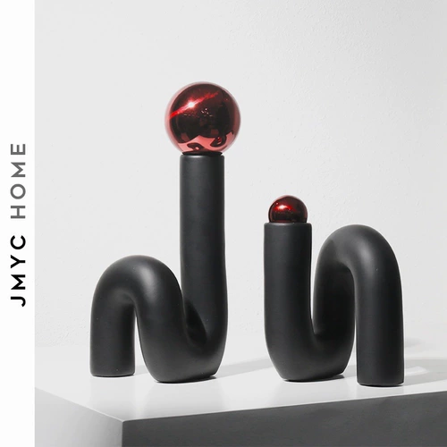 Простая современная легкая роскошная итальянская мягкая отделка смола Геометрическая орнамент модель модели дома настольный компьютер