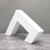 Современные простые белые геометрические украшения из смолы, модель комнаты, отдел продаж, настольные мягкие украшения для дома, поделки