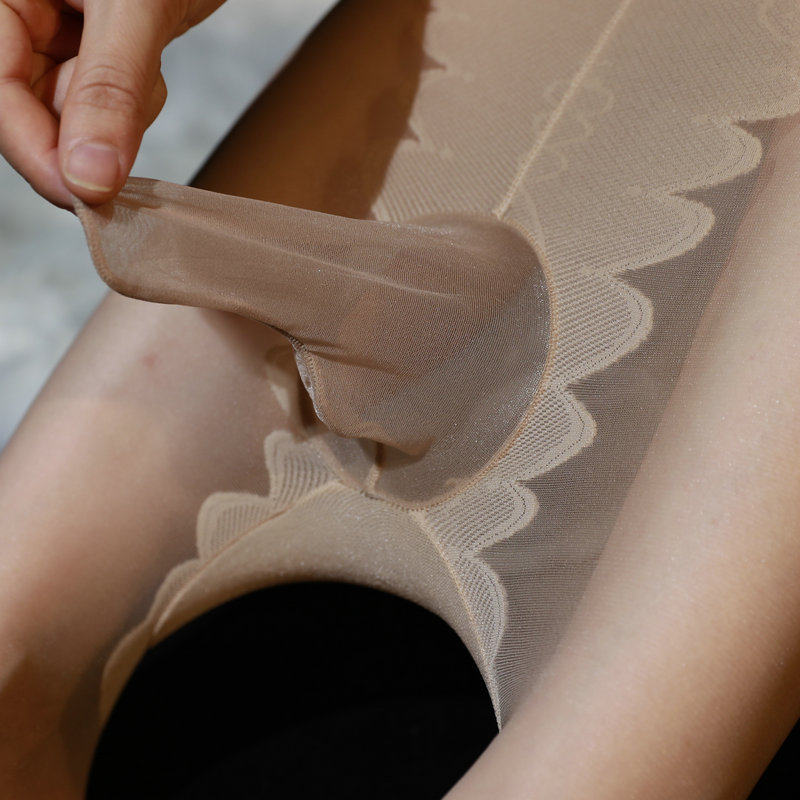 Sexy silk stockings elephant men with jj sets of sex aircraft socks pantyhose large size ultra-thin temptation love foot men's socks