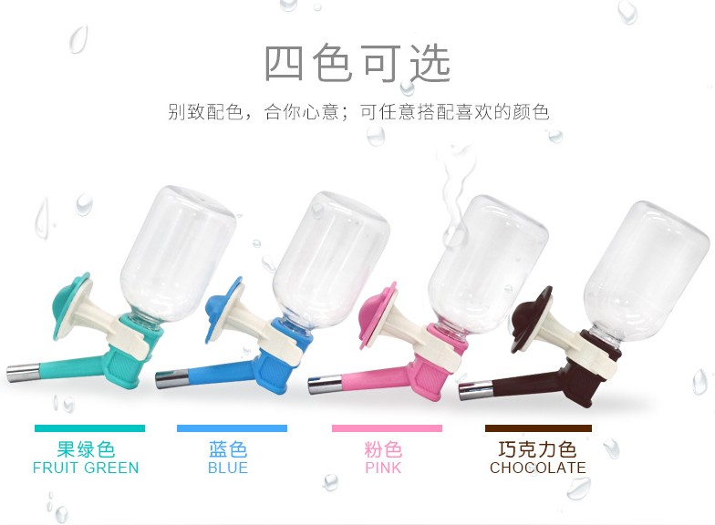 Chó uống nước treo treo ấm không ướt miệng lông cung cấp cho chó lồng nước mèo mèo uống nước - Cat / Dog hàng ngày Neccessities Hộp đựng thức ăn cho chó