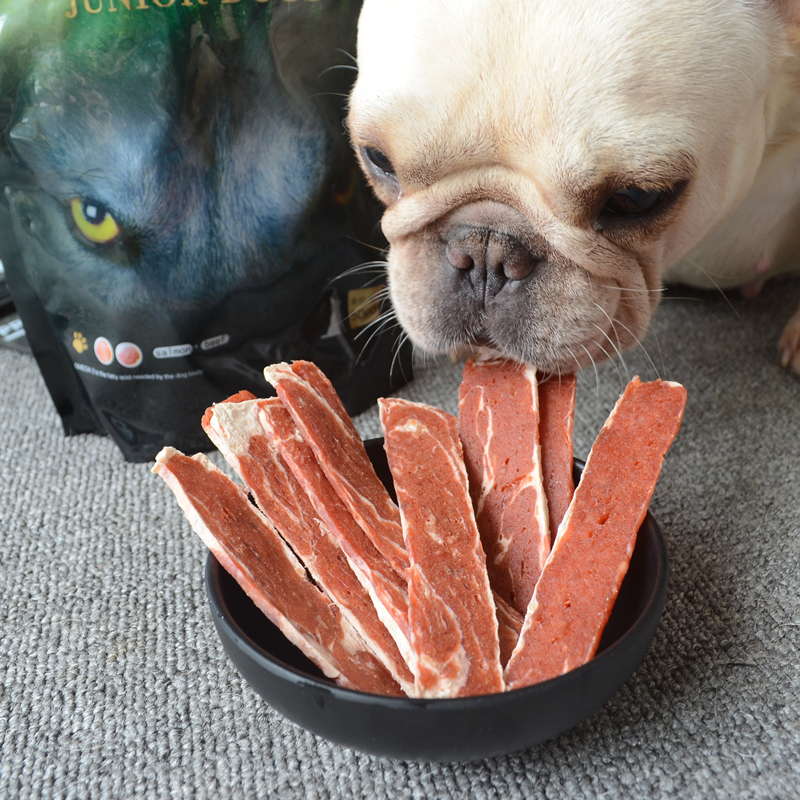 Fat cow meat Dry Calcium Meat Dry Dog Snack Pet Pooch Teddy Dogfight Grinding Dry Meat Strips Nourishment Fatter