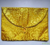 Book Bag Magic treasure bag handwritten Buddhist scriptures bag bag bag bag padded brocade buckle bag