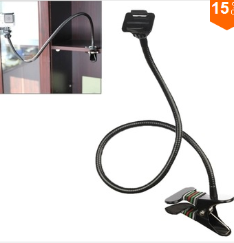 GoPro accessories hero5 4 3 metal rod snake arm selfie clip SJ4000 wood selfie clip