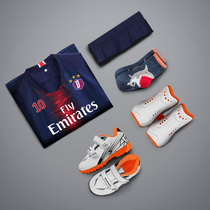 Football uniform jersey suit for male and female primary school students short sleeve training suit club group purchase Football suit children