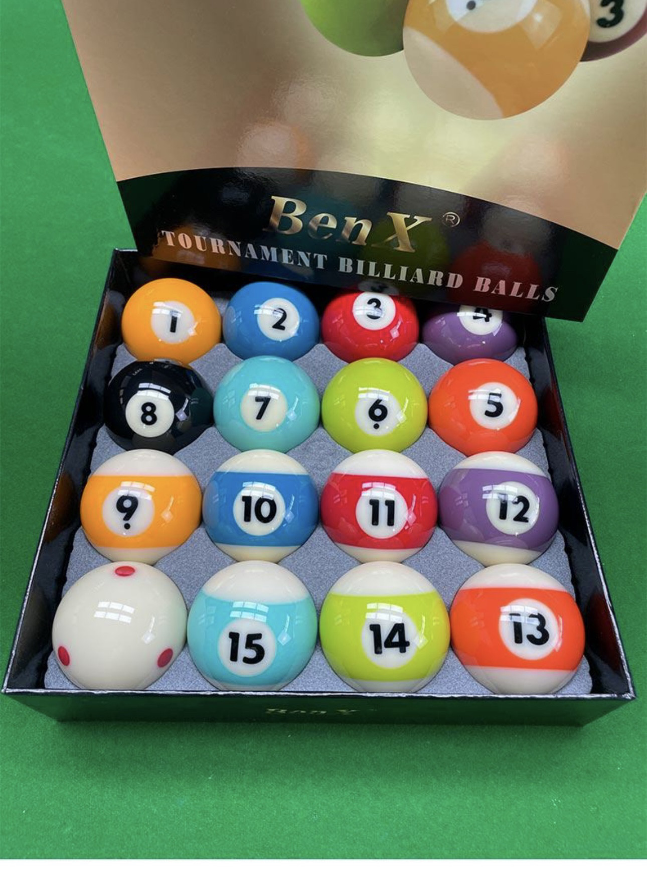 Галопом глазной Дракон бильразмер TV хрустальный шар китайский стиль черный восемь стандарт 57.2 американский Чжуцю 16 голов высококачественных прочный 