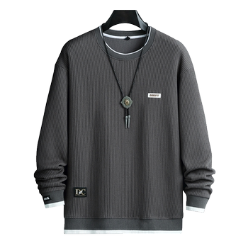 320g heavyweight long-sleeved t-shirt men's new autumn large size