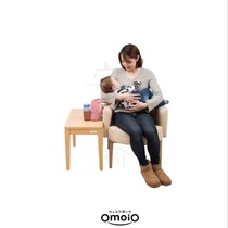 Abexin OmoiO wooden small square table shopping mall mother and baby room shelf Breastfeeding special seat supporting use