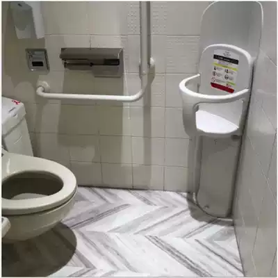 Japanese powder room child safety seat Ai Beixin OmoiO care chair not stowed Wall seat TS-H1