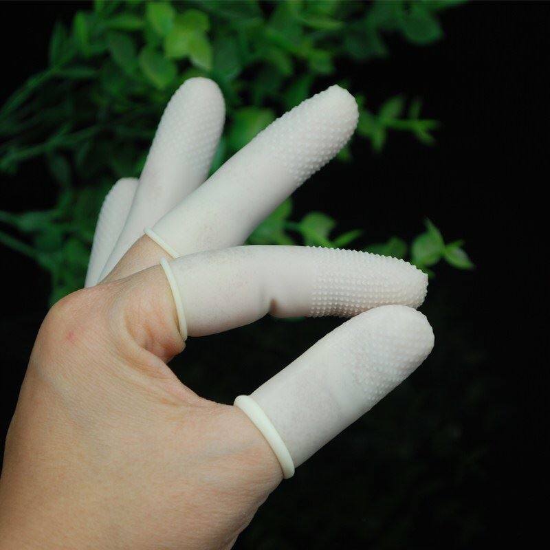 Wear string anti-Zarate finger sleeve abrasion resistant protective hand disposable protective Lauprotect waterproof silica gel Point note Thickening Finger Die Ultra Slim