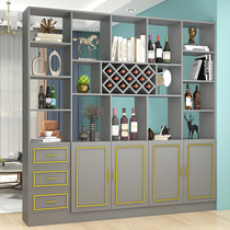 Small wine cabinet Partition cabinet Household living room wall Simple modern side cabinet Dining side cabinet Wine cabinet Entrance cabinet can be customized