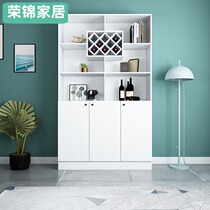 Door wine cabinet Shoe cabinet One wall living room household dining side cabinet Partition cabinet Modern simple small wine cabinet customization