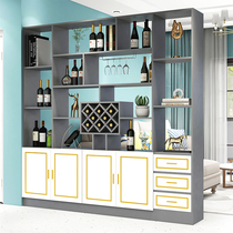 Living room entrance partition cabinet Shoe cabinet One-piece light luxury wind screen Wine cabinet Modern simple home screen room cabinet