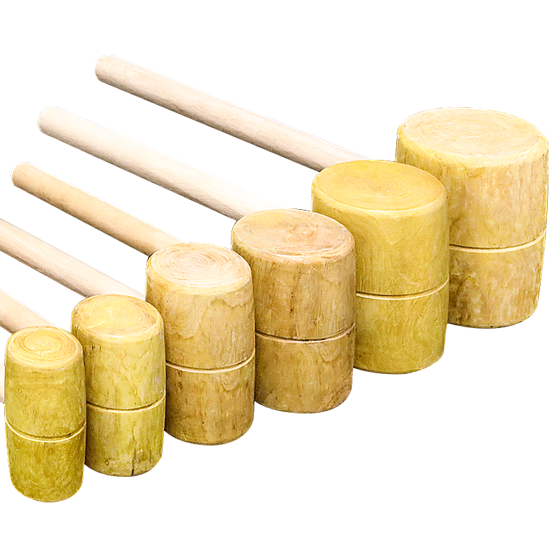 Lido wood hammer yellow sandalwood solid wood hammer