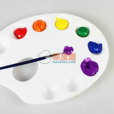 Kwai brand children's finger painting paint paint special palette without brush